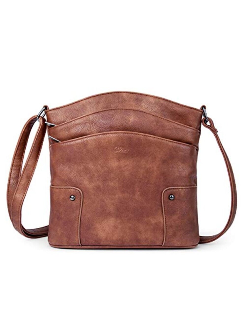 CLUCI Small Leather Crossbody Bag for Women Adjustable Shoulder Purse